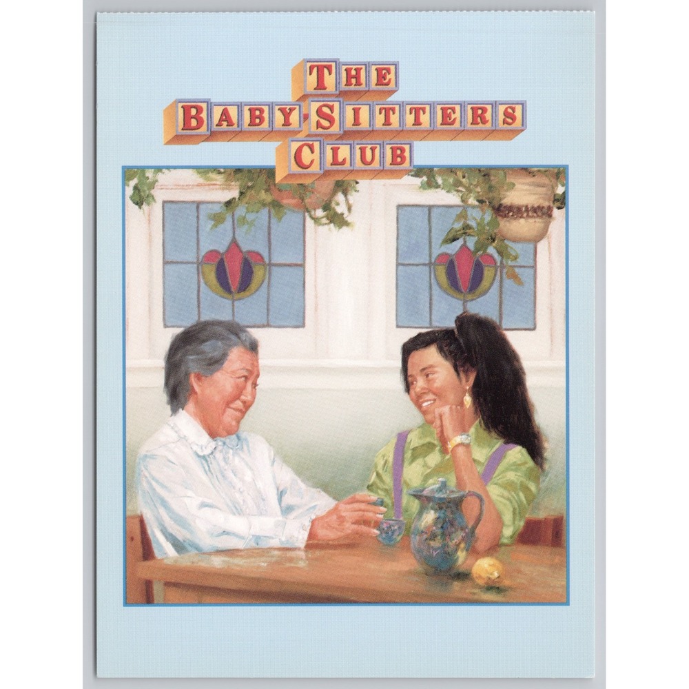 Vintage 1991 The Babysitters Club Postcard Claudia and the Sad Good-bye 26 Book